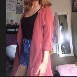 Coat with no so cute hoodie